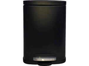 Practo Home pedaalemmer design 5l zwart mat