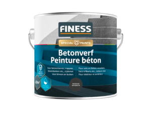 Finess peinture béton 2,5l gris anthracite