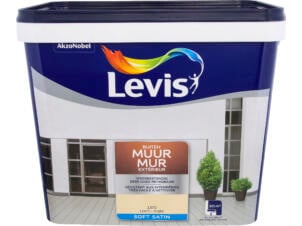 Levis peinture façade satin 5l argile