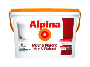 Alpina peinture mur et plafond blanche 10 l