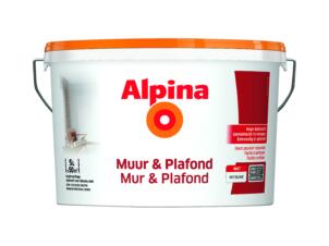 Alpina peinture mur et plafond mat 5l blanc