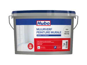 Hubo peinture murale intérieur 4l blanc neige