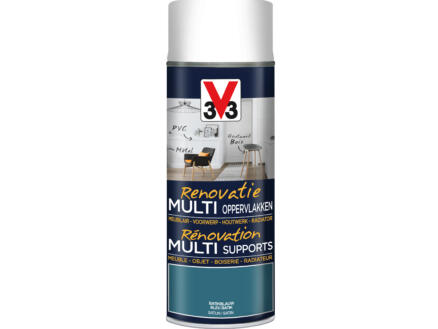 V33 peinture rénovation multi-support satin 0,4l bleu batik 1