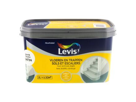 Levis peinture sol & escalier satin 2l white touch 1