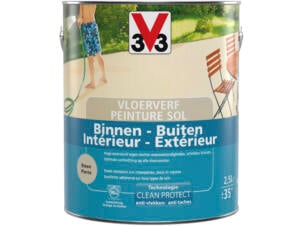 V33 peinture sol satin 2,5l pierre