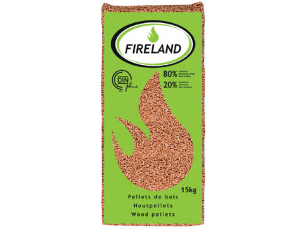 FireLand pellets bois feuillus et résineux 15kg 1