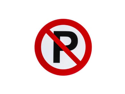 Multisign pictogram verboden te parkeren 18cm 1
