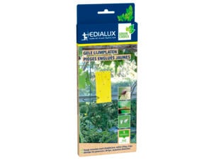 Edialux pièges englués jaunes 5 pièces