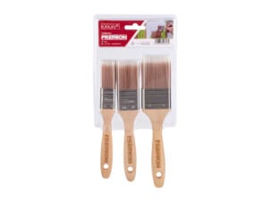Premion pinceau set 3 pièces 25, 38, 50mm bois