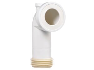 Wirquin pipe d'évacuation WC rigide coudé 110mm avec piquage