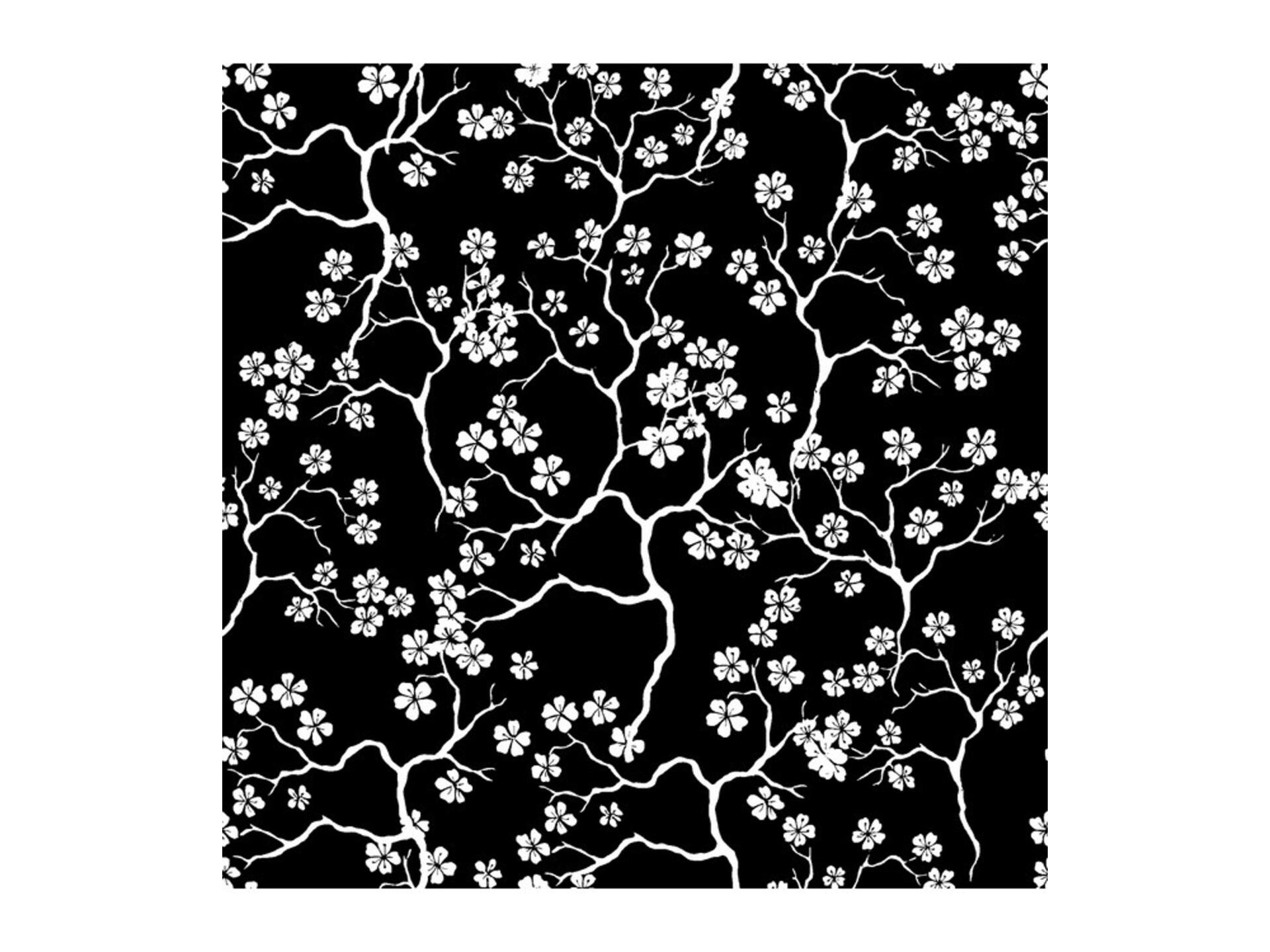 Finesse placemat antislip 45x30 cm blossom black