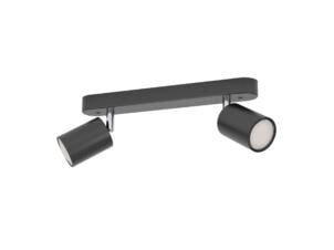 Eglo plafondspot Reciso spot 2 x GU10 zwart