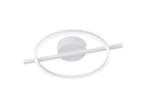 Eglo plafonnier LED Amandolo dia 30cm blanc + télécommande