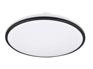 Prolight plafonnier LED rond 18W noir