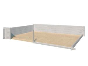 Gardenas plancher pour Napels L/Rome abri de jardin 295x248x235 cm
