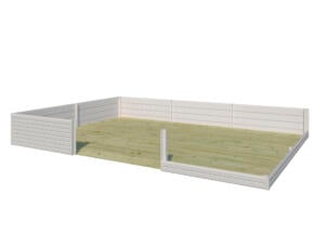 Woodlands plancher pour QB 300x300 cm imprégné