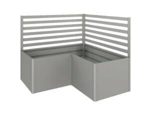 Biohort plantenklimrek voor MoestuinBox L 102x102 cm kwartsgrijs metallic 2 stuks