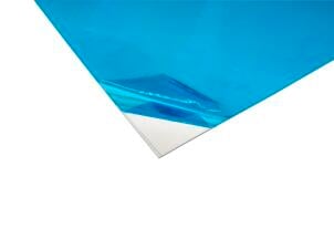 Scala plaque PET 50x50 cm 1mm cristal