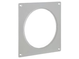 Renson plaque de recouvrement 125mm blanc 2 pièces