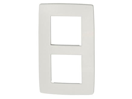 Niko plaque de recouvrement double vertical Original white 1
