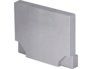 plaque d'extrémité pour caniveau 1m H9 cm matière synthétique