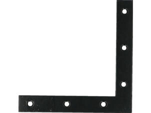 FG Wood Connectors platte winkelhaak 120x120x18 mm zwart