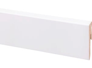 CanDo plint 58x12 mm 240cm blok wit