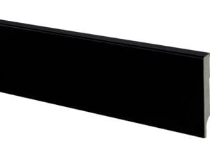 plinthe V313 80x12mm 240cm MDF bloc noir