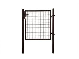 Giardino portail avec serrure 100x100 cm noir