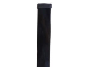 Giardino poteau 260x6 cm carré noir