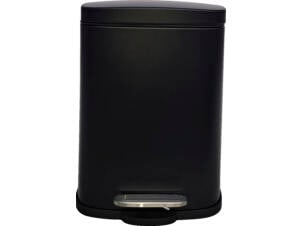 Practo Home poubelle à pédale design 3l noir mat