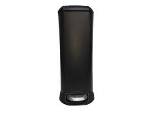 Practo Home poubelle à pédale étroit 20l noir mat