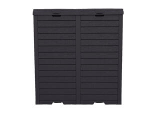 Practo Garden poubelle extérieure double 86x78x41 cm anthracite