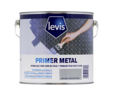 Levis primer antirouille métal 2,5l gris 1
