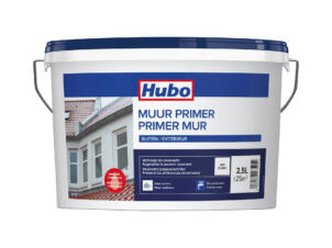Hubo primer mur extérieur 2,5l blanc