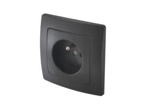 Profile prise apparente 16A noir mat