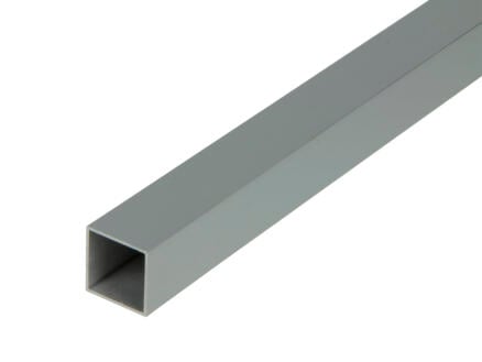 Arcansas profiel vierkant 2m 20x20 mm geanodiseerd aluminium mat 1