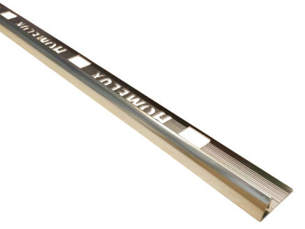 Homelux profil de carrelage 8mm 270cm aluminium chrome 1