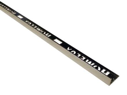Homelux profil de carrelage droit 11mm 270cm aluminium chrome 1