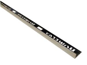 Homelux profil de carrelage droit 8mm 270cm aluminium chrome