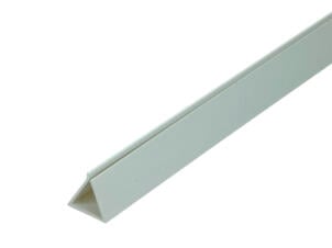 Arcansas profilé flexible 1m 17mm PVC blanc