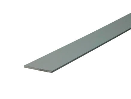 Arcansas profilé plat 1m 30mm 2mm aluminium mat anodisé 1