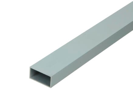Arcansas profilé tube rectangle 2m 30x15 mm aluminium mat anodisé 1