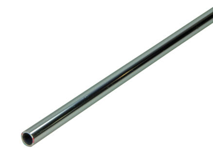Arcansas profilé tube rond 1m 12mm aluminium brillant anodisé 1