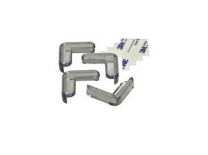 Mack protection angle 40x40 mm transparent 4 pièces