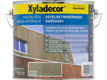 Xyladecor protection du bois bardages 2,5l grisaillé 1