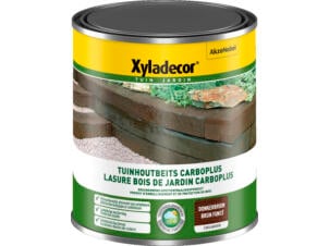 Xyladecor protection du bois billes de jardin & poteaux 1l brun foncé