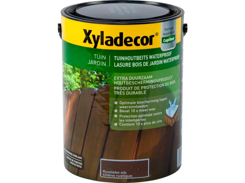 Xyladecor protection du bois imperméabilisant 5l chêne rustique