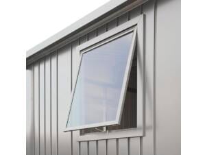 Biohort raam voor tuinhuis Europa zilver metallic