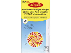Aeroxon raamsticker tegen vliegen 2+1 gratis